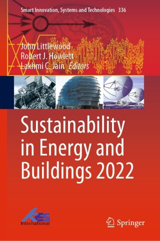 Cover image: Sustainability in Energy and Buildings 2022 9789811987687