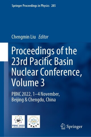 Cover image: Proceedings of the 23rd Pacific Basin Nuclear Conference, Volume 3 9789811988981