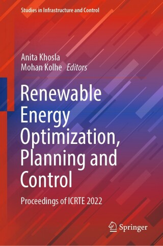 Imagen de portada: Renewable Energy Optimization, Planning and Control 9789811989629