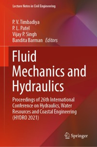 Cover image: Fluid Mechanics and Hydraulics 9789811991509