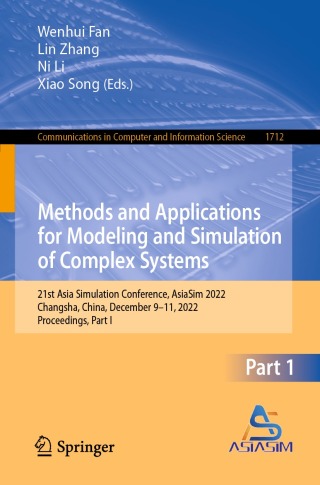 Imagen de portada: Methods and Applications for Modeling and Simulation of Complex Systems 9789811991974