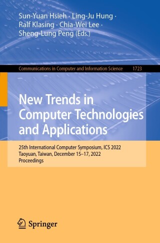 Imagen de portada: New Trends in Computer Technologies and Applications 9789811995811