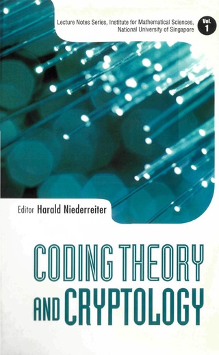 Imagen de portada: CODING THEORY & CRYPTOLOGY          (V1) 9789812381323