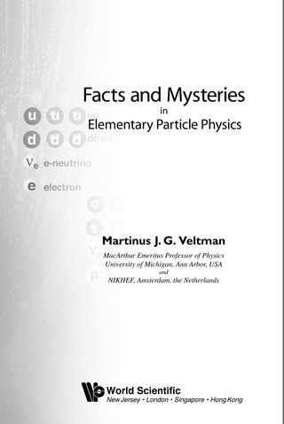 Cover image: FACTS & MYSTERIES IN ELEMENTARY PARTIC.. 9789812381484