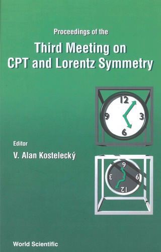 Cover image: CPT & LORENTZ SYMMETRY 9789812561282
