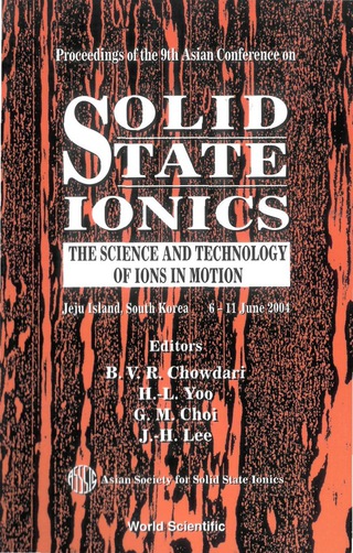 Cover image: SOLID STATE IONICS 9789812389329