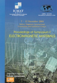 Cover image: ELECTROMAGNETIC MATERIALS 9789812383723