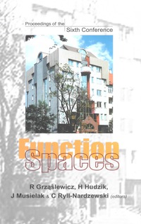 Cover image: FUNCTION SPACES 9789812382672