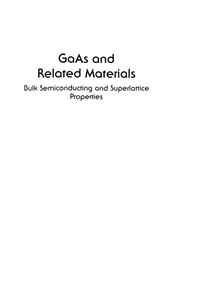 Cover image: GaAs & RELATED MATERIALS 9789810219253