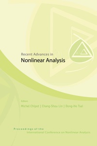 Omslagafbeelding: RECENT ADVANCES IN NONLINEAR ANALYSIS 9789812709240