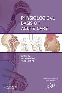 Imagen de portada: Physiological Basis of Acute Care 9789812729637
