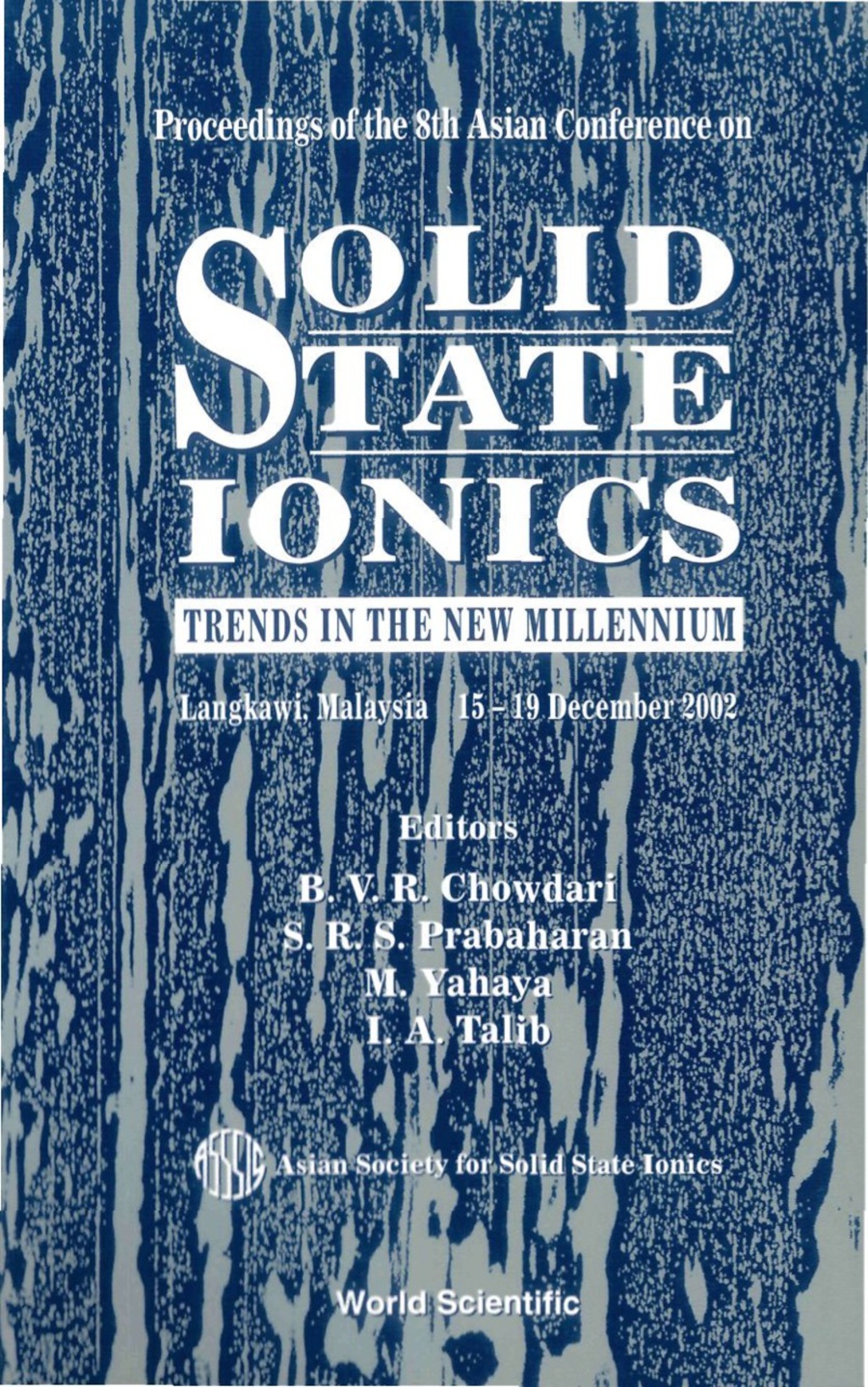 SOLID STATE IONICS (eBook)