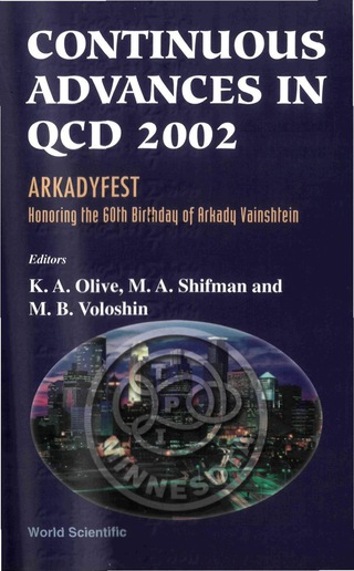 Cover image: CONTINUOUS ADVANCES IN QCD 2002 9789812382153