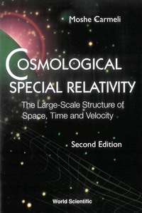 Cover image: COSMOLOGICAL SPECIAL RELATIVITY    (2ED) 2nd edition 9789810249366