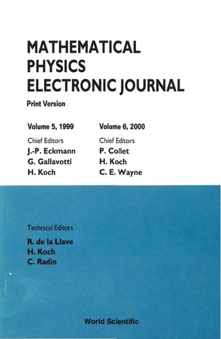 Cover image: MATH PHY ELECTRON JNL (V5 & V6) 9789810248819