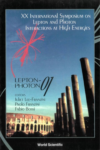 表紙画像: LEPTON-PHOTON 01 [W/ CD] 9789810248802