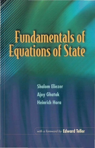 表紙画像: FUNDAMENTALS OF EQUATIONS OF STATE 9789810248338