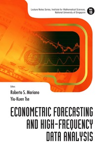 Imagen de portada: Econometric Forecasting And High-frequency Data Analysis 9789812778956