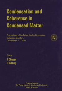 Cover image: CONDENSATION & COHERENCE IN CONDENSED... 9789812383143