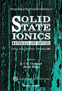 Imagen de portada: SOLID STATE IONICS 9789810244927