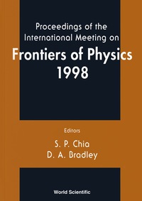 Imagen de portada: FRONTIERS OF PHYSICS 1998 9789810244903