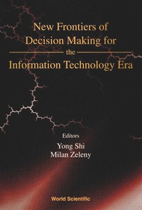 Titelbild: NEW FRONTIERS OF DECISION MAKING FOR.... 9789810242992