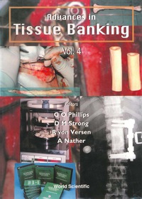 Imagen de portada: ADVANCES IN TISSUE BANKING (V4) 9789810242879