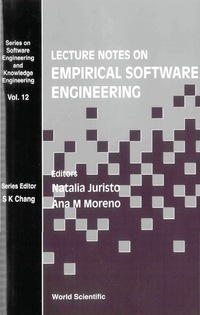 Imagen de portada: LECTURE NOTES ON EMPIRICAL SOFT....(V12) 9789810249144