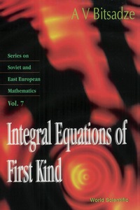 Cover image: INTEGRAL EQUATION OF THE FIRST KIND (V7) 9789810222635