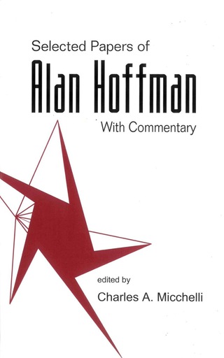 表紙画像: SELECTED PAPERS OF ALAN HOFFMAN 9789810241988