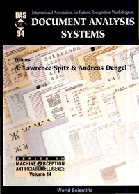 Imagen de portada: Document Analysis Systems - Proceedings Of The International Association For Pattern Recognition Workshop 9789810221225