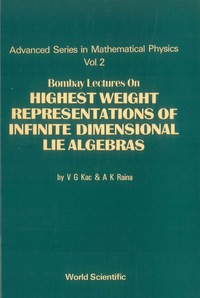 Cover image: BOMBAY LECT HIGH WEIGHT REPRES INFIN DIMEN LIE ALGEB 9789971503956