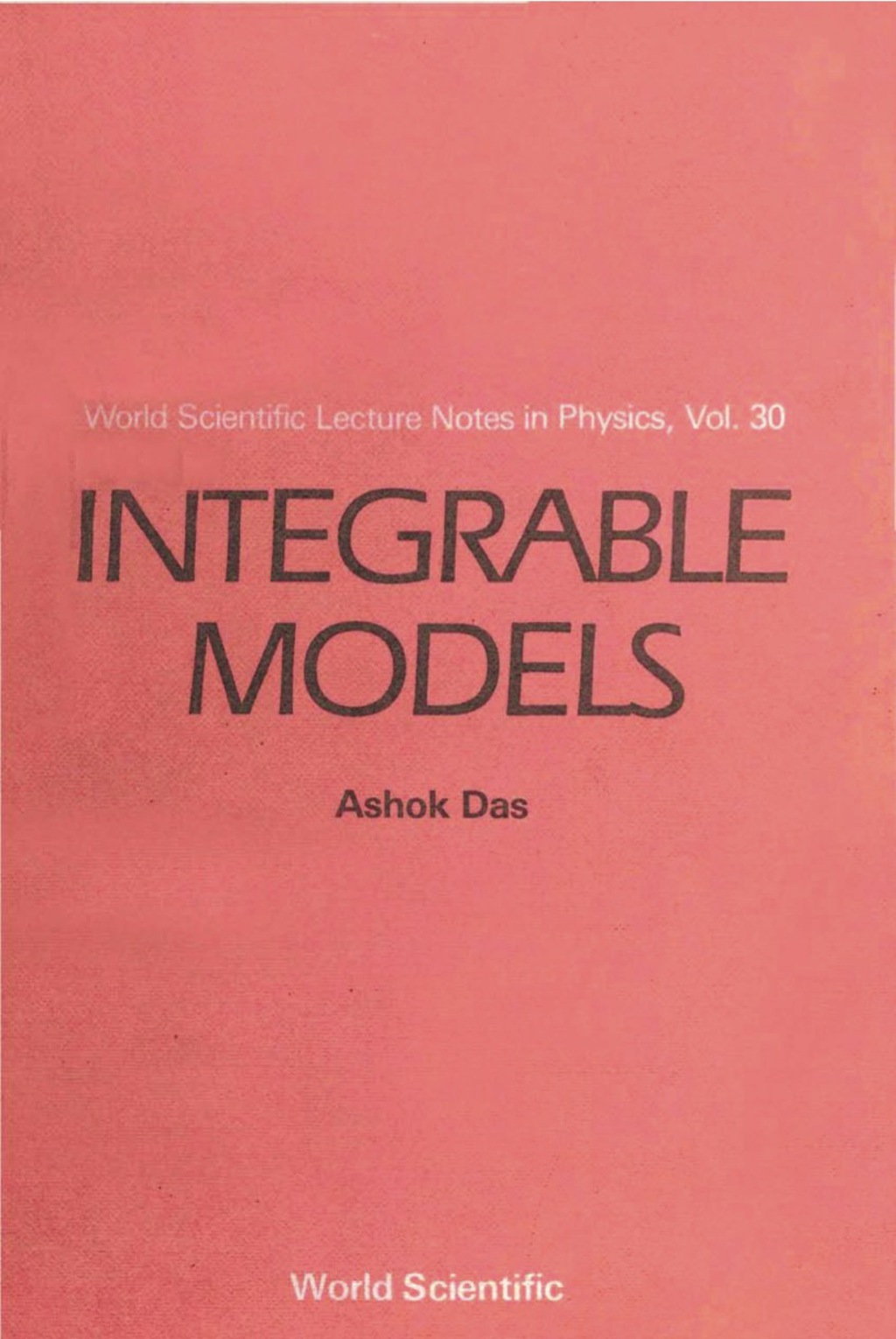 Integrable Models 1st Edition