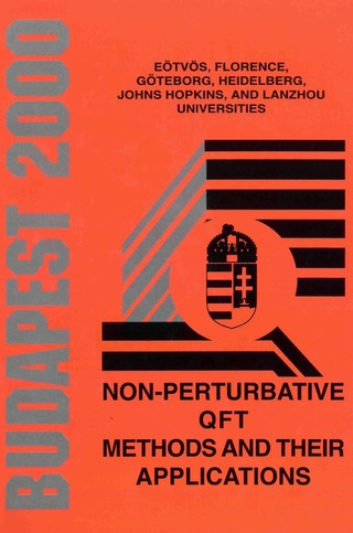 Cover image: NON-PERTURBATIVE QFT METHODS & THEIR... 9789810246495
