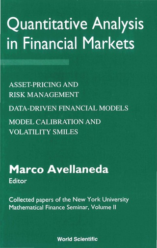 Cover image: QUANTITATIVE ANALYSIS IN FINANC..(VOL.2) 9789810242251