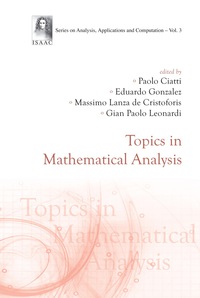 Cover image: Topics In Mathematical Analysis 9789812811059
