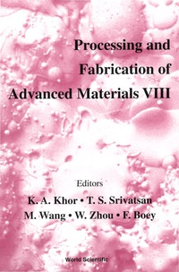 Cover image: Processing And Fabrication Of Advanced Materials Viii 1st edition 9789810245757