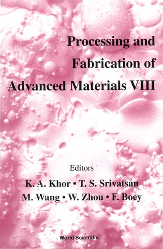 Cover image: Processing And Fabrication Of Advanced Materials Viii 1st edition 9789810245757