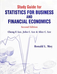 Cover image: STUDY GUIDE FOR STAT FOR BUSINESS & FINA 2nd edition 9789810238315