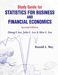 Imagen de portada: STUDY GUIDE FOR STAT FOR BUSINESS & FINA 2nd edition 9789810238315