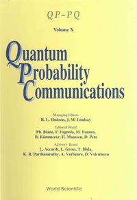 Cover image: QUANTUM PROBABILITY COMMUNICATIONS(VOLX) 9789810235413