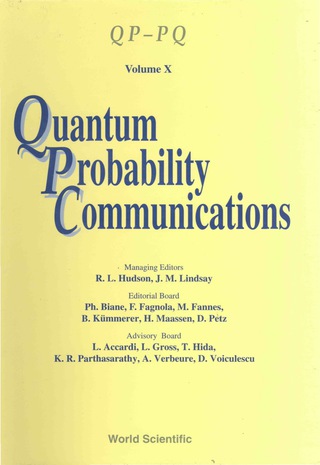 表紙画像: QUANTUM PROBABILITY COMMUNICATIONS(VOLX) 9789810235413