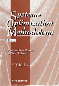 Cover image: SYS OPTIMIZATION METHODOLOGY (PART II) 9789810233037