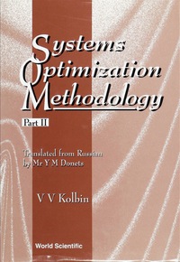 صورة الغلاف: SYS OPTIMIZATION METHODOLOGY (PART II) 9789810233037