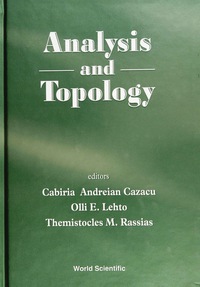 Cover image: ANALYSIS & TOPOLOGY 9789810227616