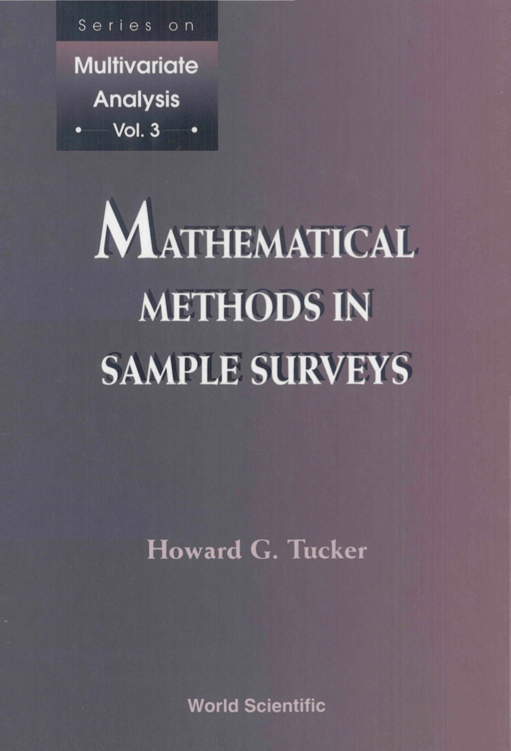 MATH’L METHODS IN SAMPLE SURVEYS    (V3)