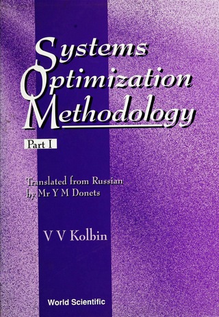 صورة الغلاف: SYSTEMS OPTIMIZATION METHODOLOGY    (V1) 9789810215897