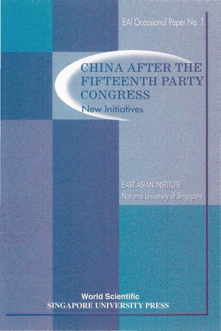 Titelbild: CHINA AFTER THE FIFTEENTH PARTY...(NO.1) 9789810233648