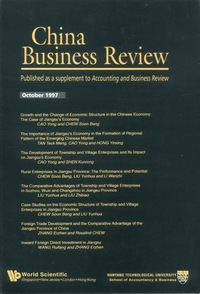 Cover image: CHINA BUSINESS REVIEW 1997 9789810233570