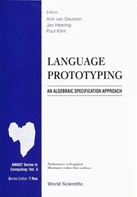 表紙画像: LANGUAGE PROTOTYPING:AN ALGEBRAIC...(V5) 9789810227326